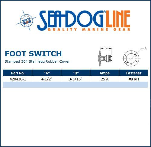 Sea Dog Marine Foot Switchwindlass