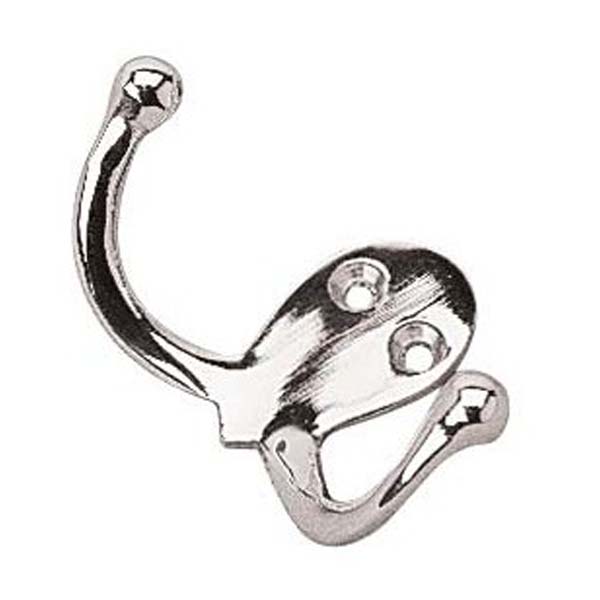 Sea Dog Marine Double Coat Hook Chrome
