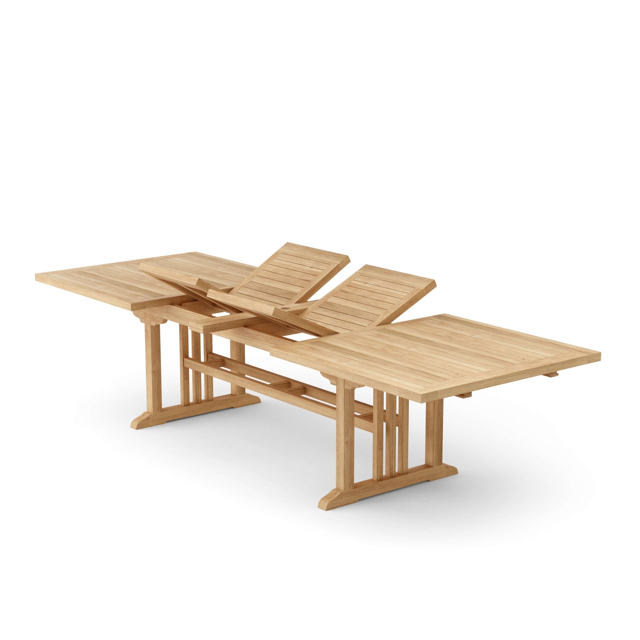 SAHARA 126″ RECTANGULAR DOUBLE EXTENSION TABLE - Clinch River Fishing USA