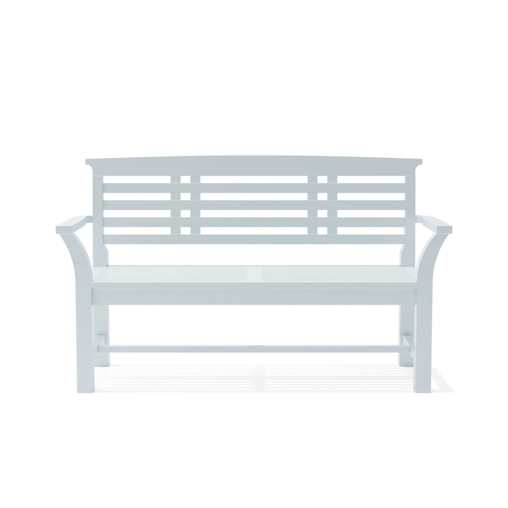 SAKURA 2-SEATER BENCH IN WHITE - Clinch River Fishing USA