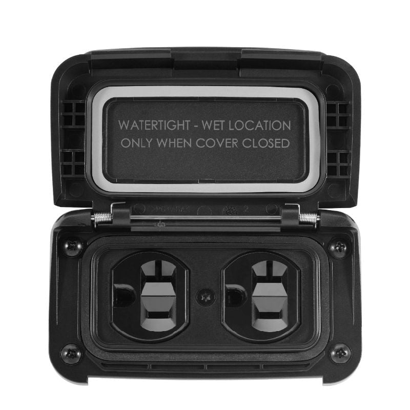 SCANSTRUT Ventura Series - Dual 125V 20A AC Outlet | SC-V-P1 - Clinch River Fishing USA