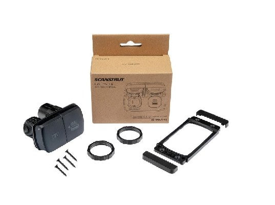 SCANSTRUT Flip Pro Duo -USB-A & USB-C with 12V Power Socket | SC-MULTI-F2