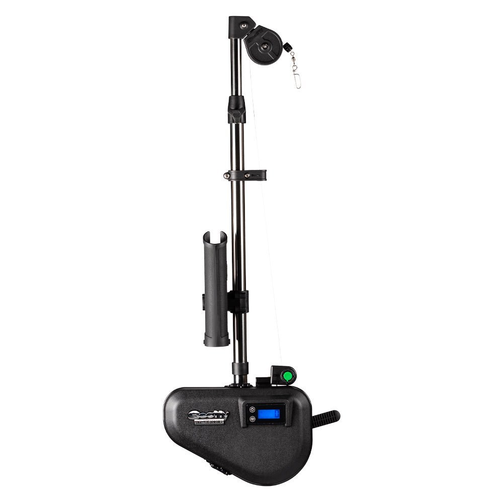 Scotty 2106 HP Depthpower Electric Downrigger 60 SS Telescoping Boom w/Swivel Base - Single Rod Holder - Clinch River Fishing USA