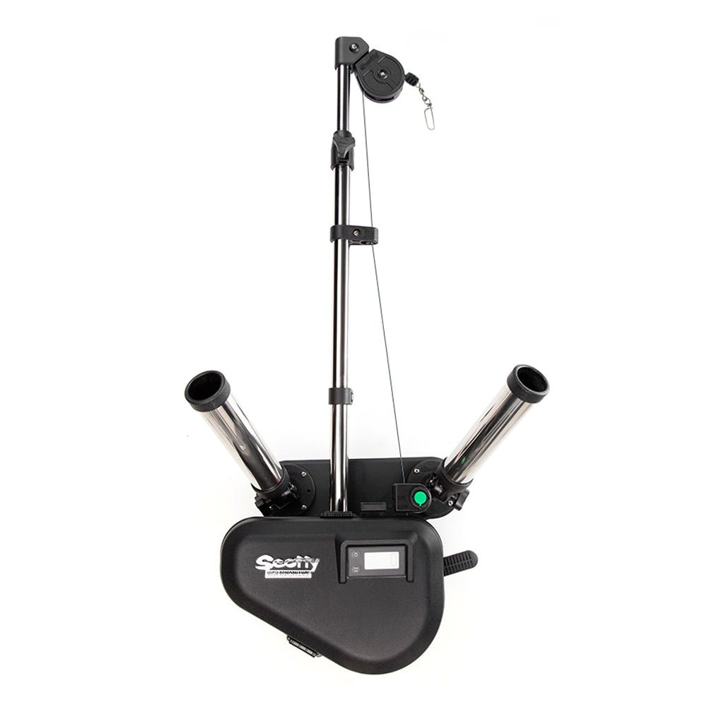 Scotty 2116 HP Depthpower Electric Downrigger 60" SS Telescoping Boom w/Swivel Base - Dual Rod Holder - Clinch River Fishing USA