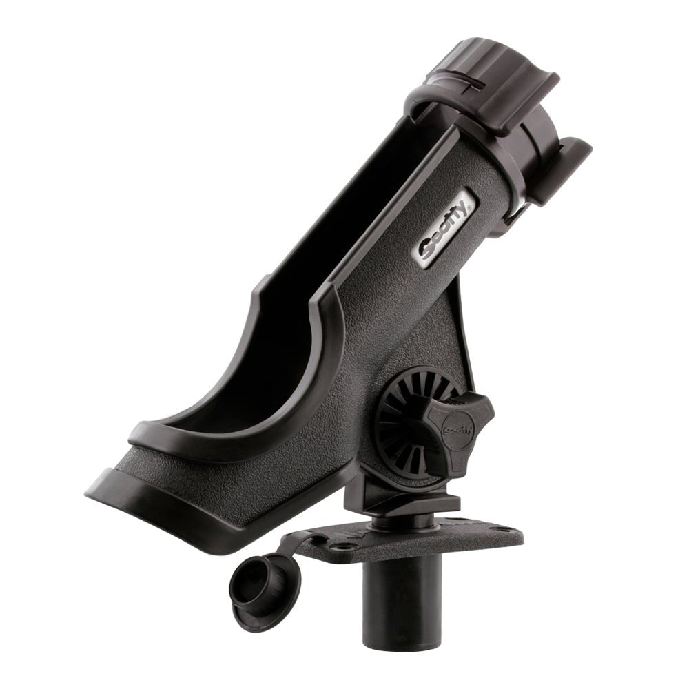 Scotty Powerlock Rod Holder Black w/244 Flush Deck Mount - Clinch River Fishing USA