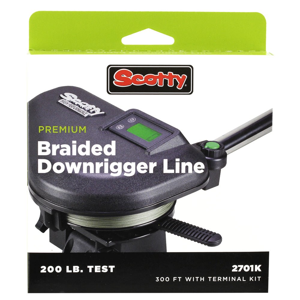 Scotty Premium Power Braid Downrigger Line - 200ft of 200lb Test - Clinch River Fishing USA