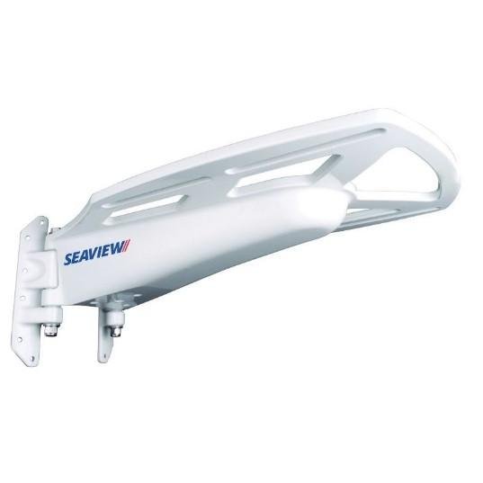SEAVIEW Mast Mount for Starlink Flat HP, 24" Raymarine, Garmin, Furuno, Lowrance & Simrad Radar | SM24U - Clinch River Fishing USA