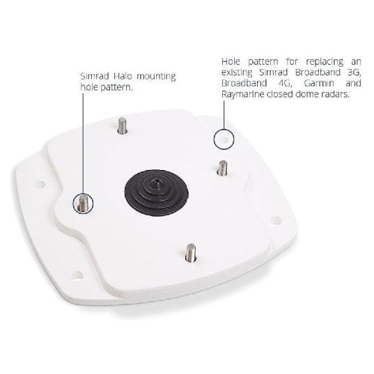 SEAVIEW Simrad HALO Hard Top Adapter Mount Plate | ADAHALO2 *ON SALE WHILE SUPPLIES LAST* - Clinch River Fishing USA
