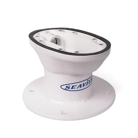 SEAVIEW 10" Modular Mount, AFT Raked, 7" x 7" Base Plate, Light Bar Compatible. *Top plate Required | PMA107M1