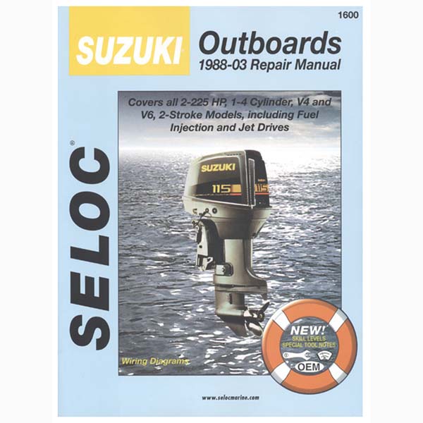 Seloc Service Manuals Suzuki Ob-All 2 Strk '88-'03