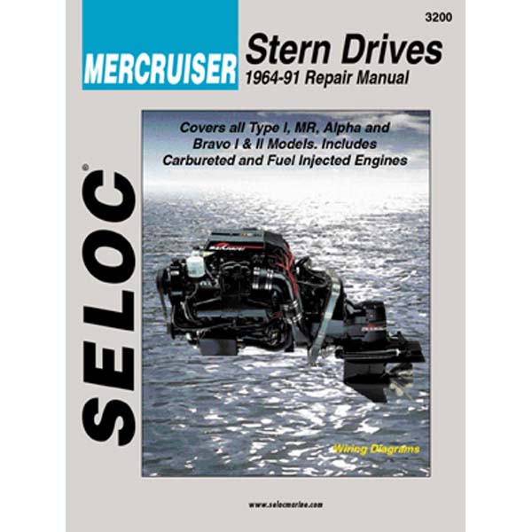 Seloc Service Manuals Mercruiser All Gas '64-'91