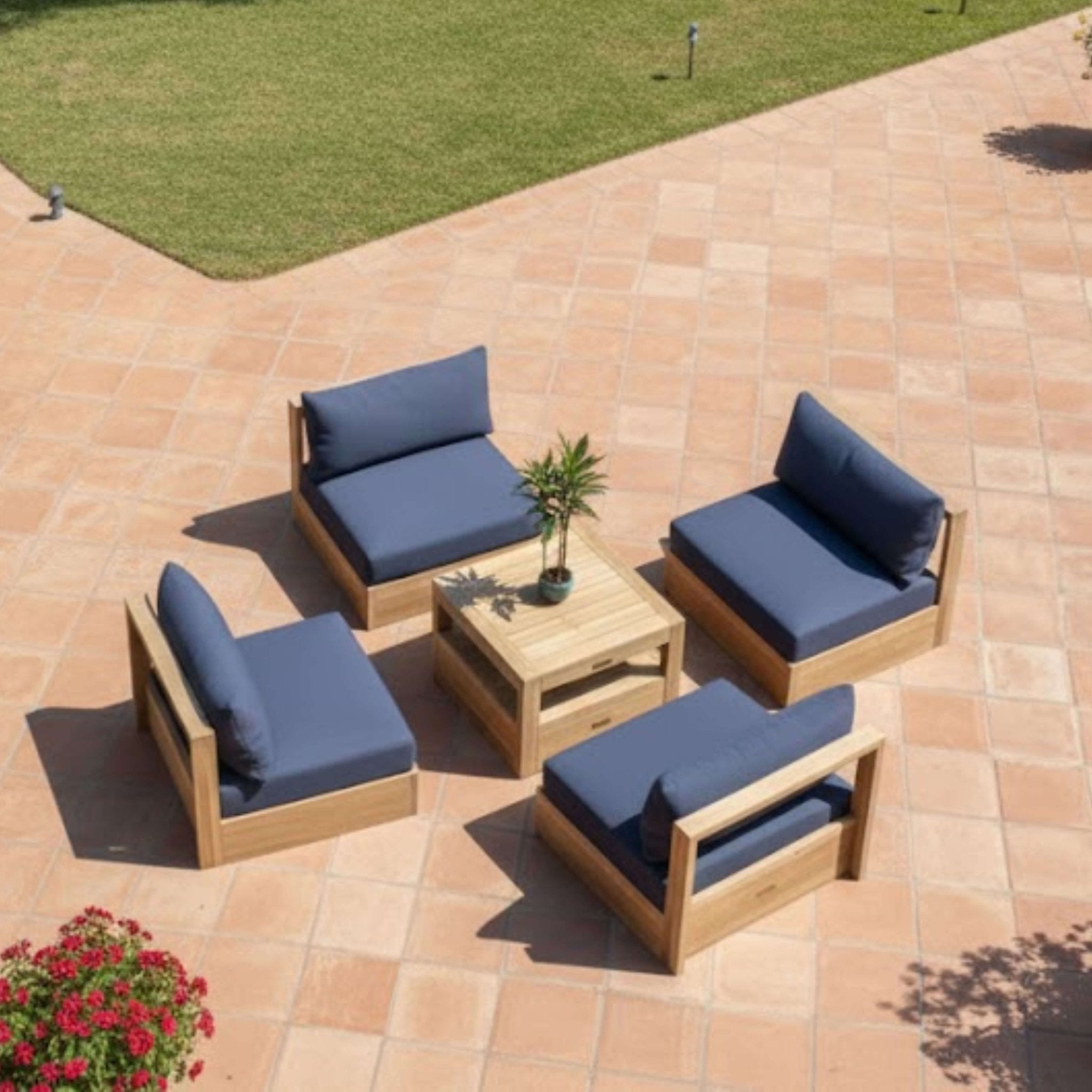 SET-151 COPACABANA MODULAR DEEP SEATING SET - Clinch River Fishing USA