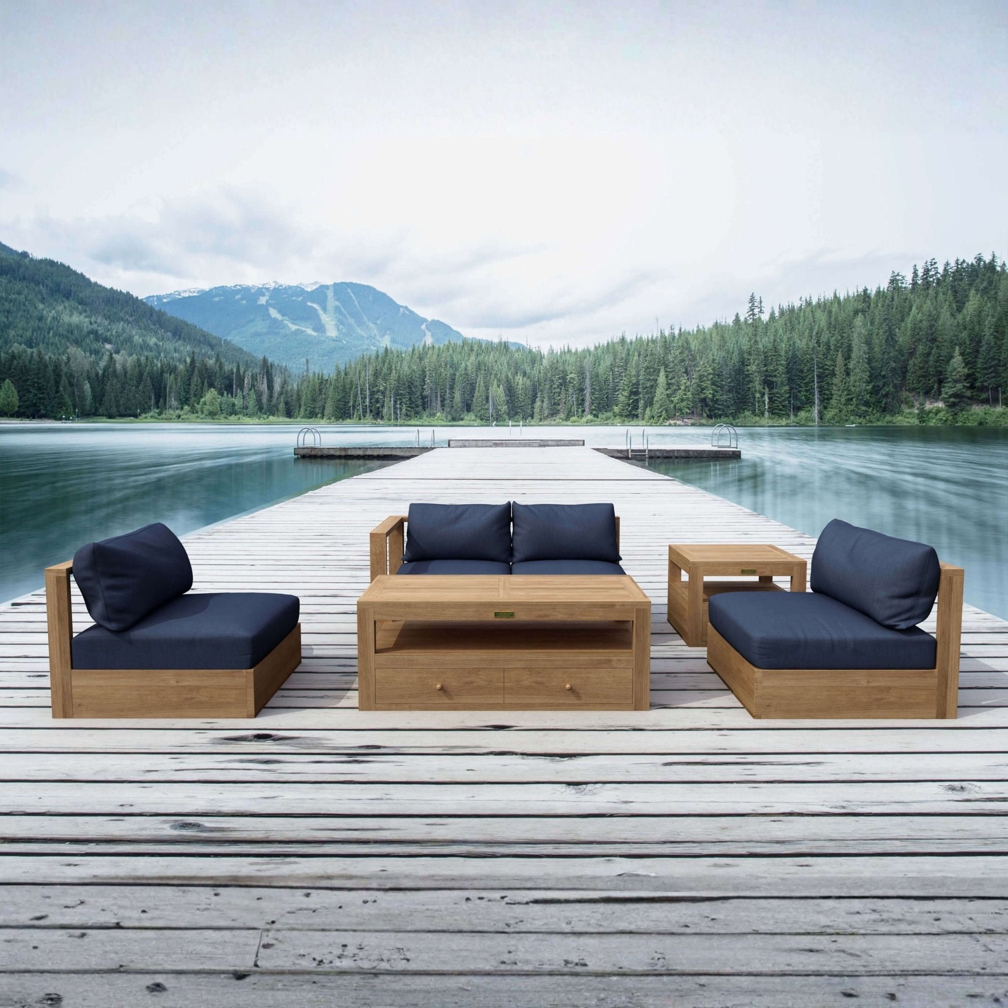 SET-152 COPACABANA MODULAR DEEP SEATING SET - Clinch River Fishing USA
