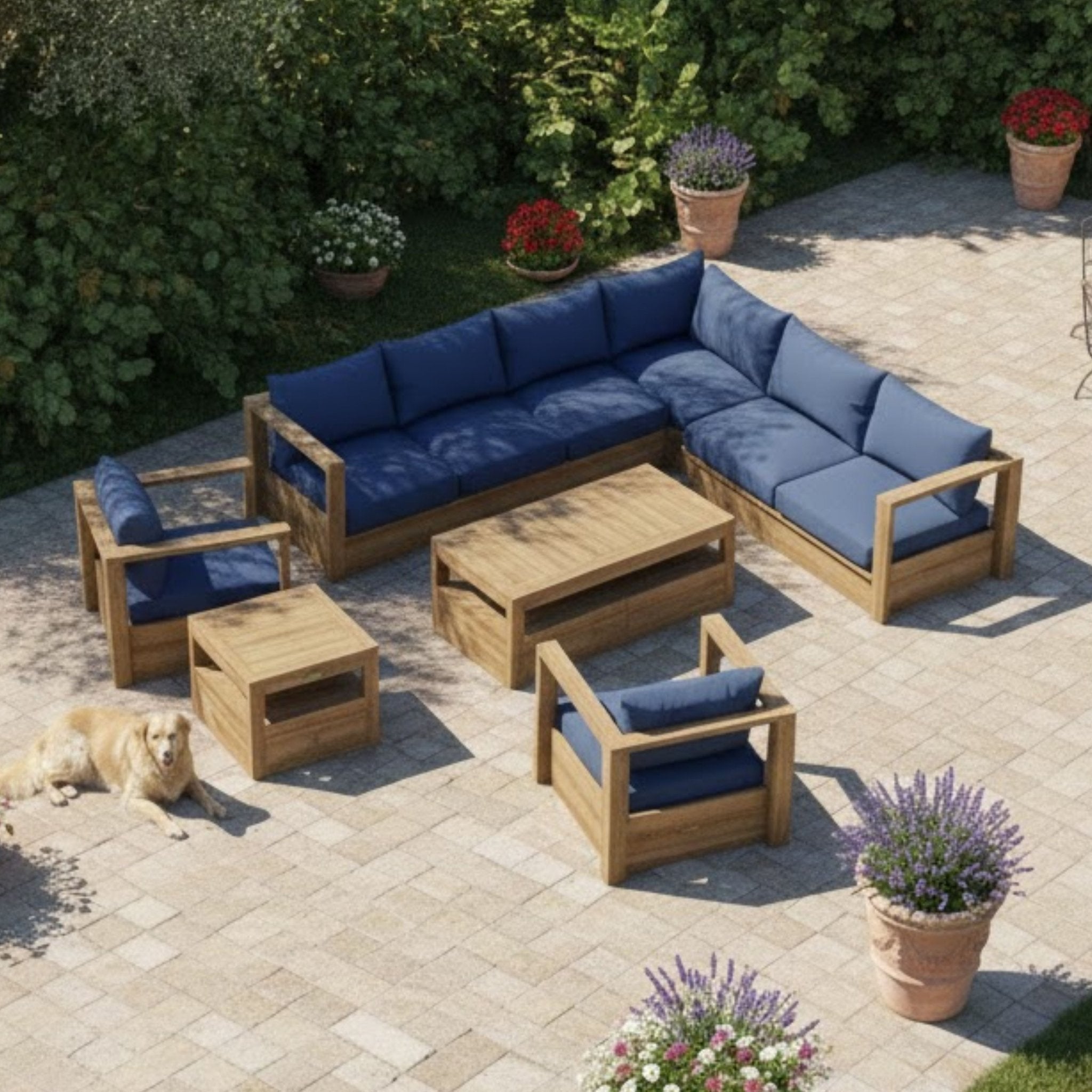 SET-153 COPACABANA MODULAR DEEP SEATING SET - Clinch River Fishing USA