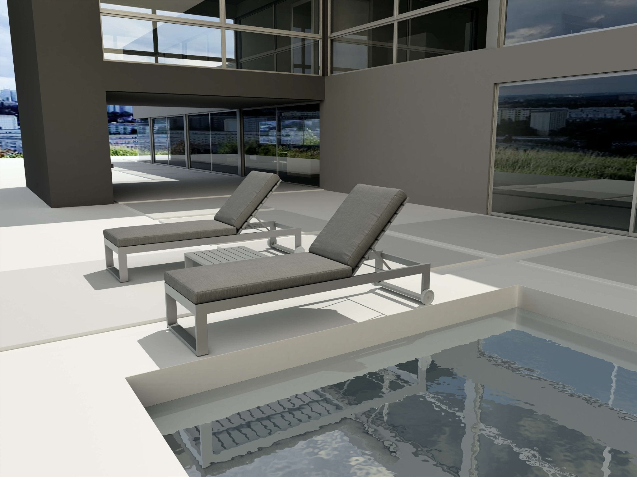 SET-5005 LUCCA 3-PC SUN LOUNGER SET - Clinch River Fishing USA
