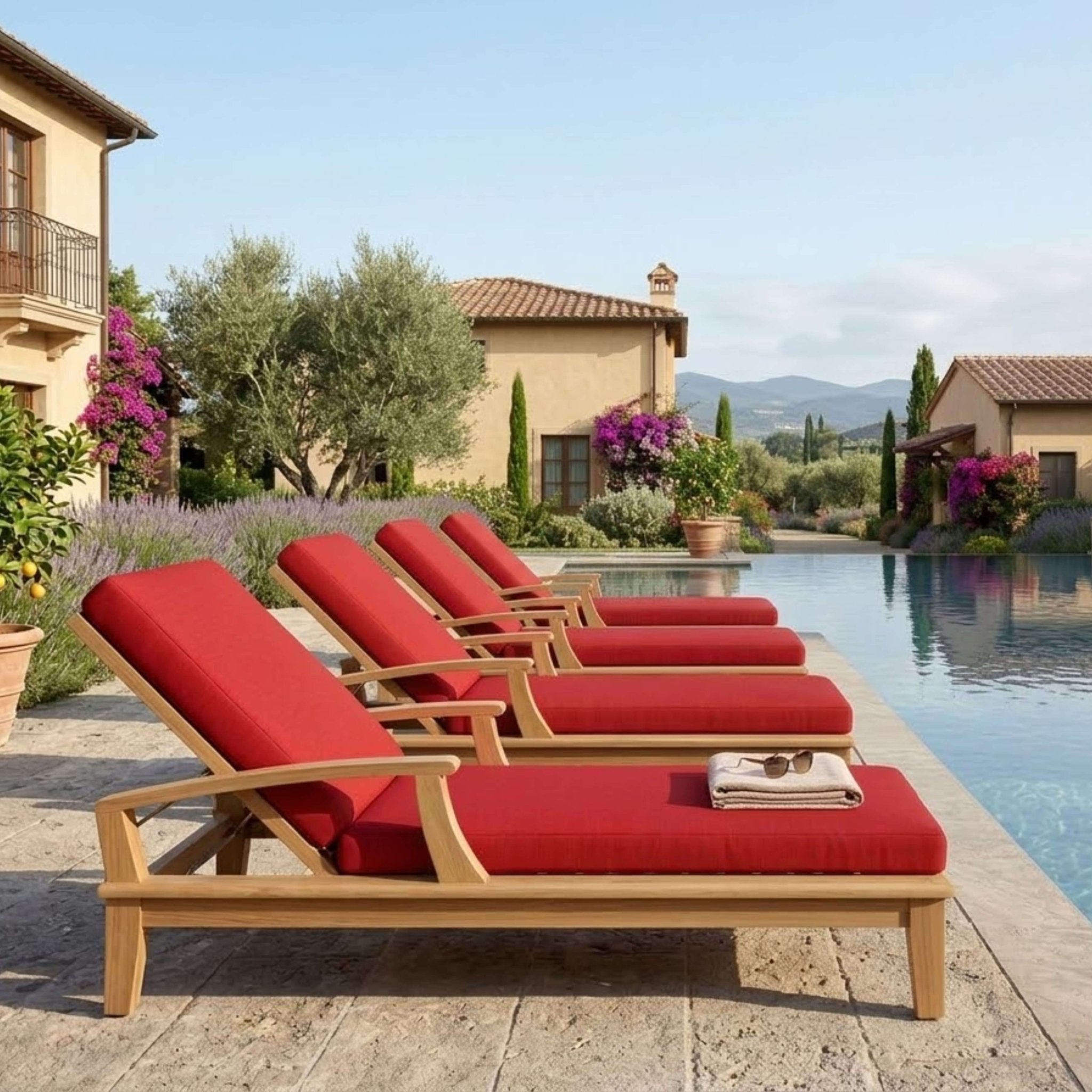 SET - SL - 109 4PCS BRIANNA SUN LOUNGER - Clinch River Fishing USA