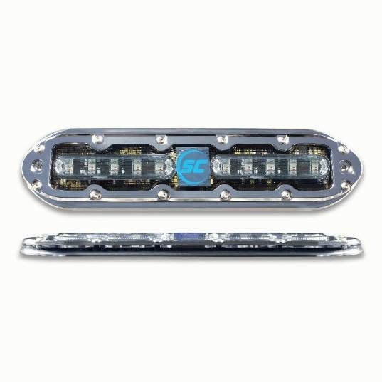 SHADOW-CASTER SCM10 316 SS Housing Underwater Light - Bimini Blue w/ 20' Cable | SCM-10-BB-20 - Clinch River Fishing USA