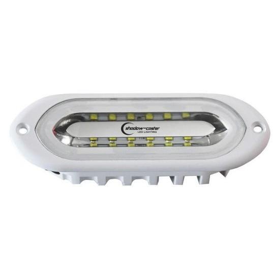 SHADOW-CASTER White Flush Mount Spreader Light - Color Changing | SCM-SLF-CC-WH - Clinch River Fishing USA