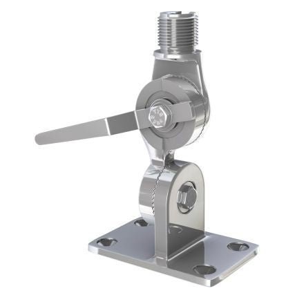 SHAKESPEARE Extra heavy duty ratchet mount, stainless steel, with handle | 4187-HD - Clinch River Fishing USA