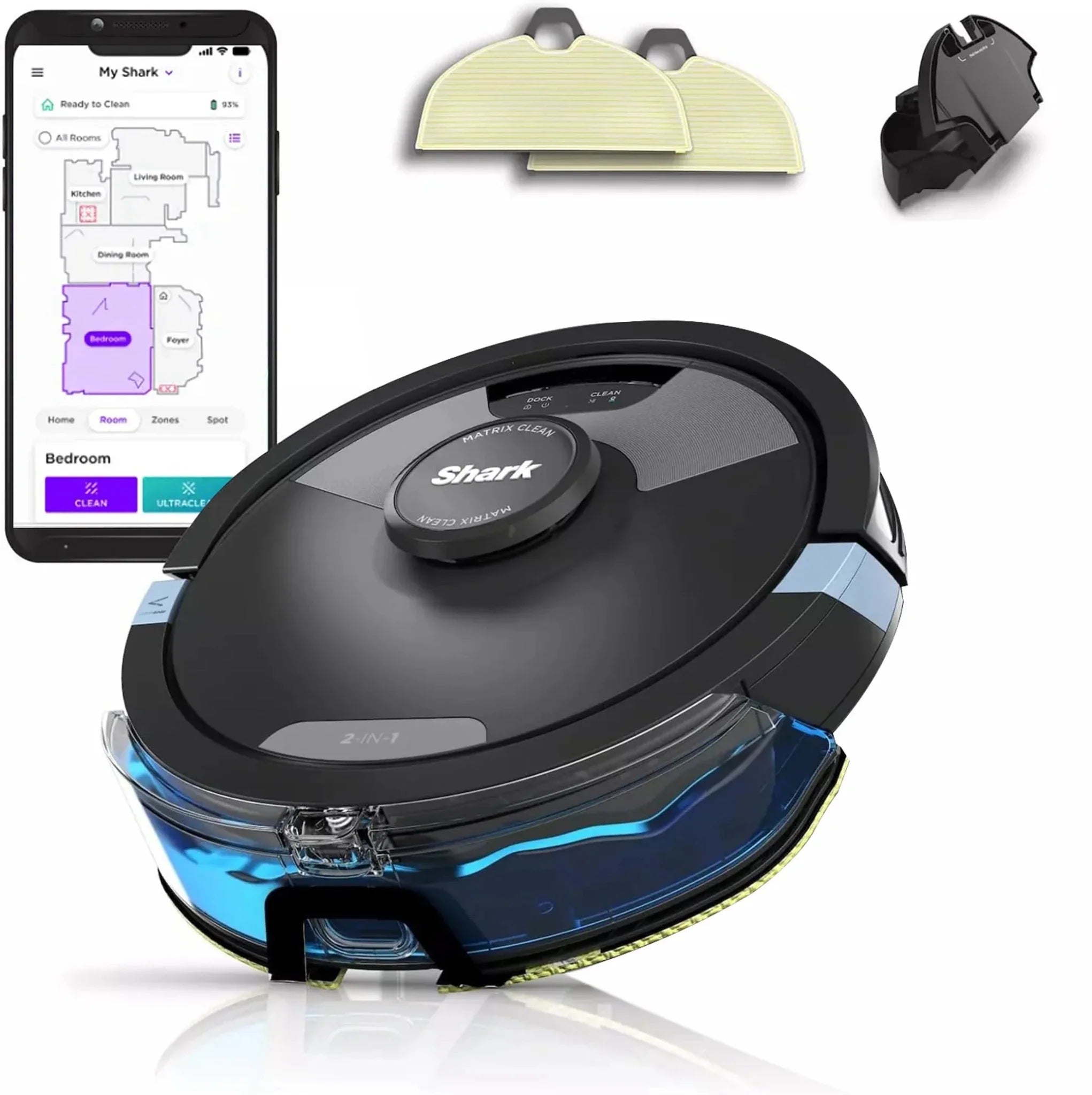 Shark RV2610WA 2-in-1 AI Robot Vacuum & Mop Matrix Robot Vacuum - Clinch River Fishing USA