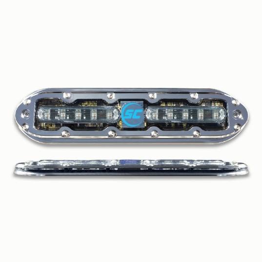 SHADOW-CASTER SCM10 316 SS Housing Underwater Light - Bimini Blue w/ 20' Cable | SCM-10-BB-20