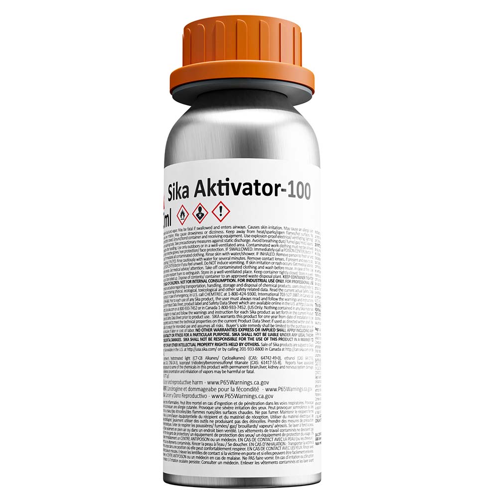 Sika Aktivator - 100 Clear 250ml Bottle - Clinch River Fishing USA