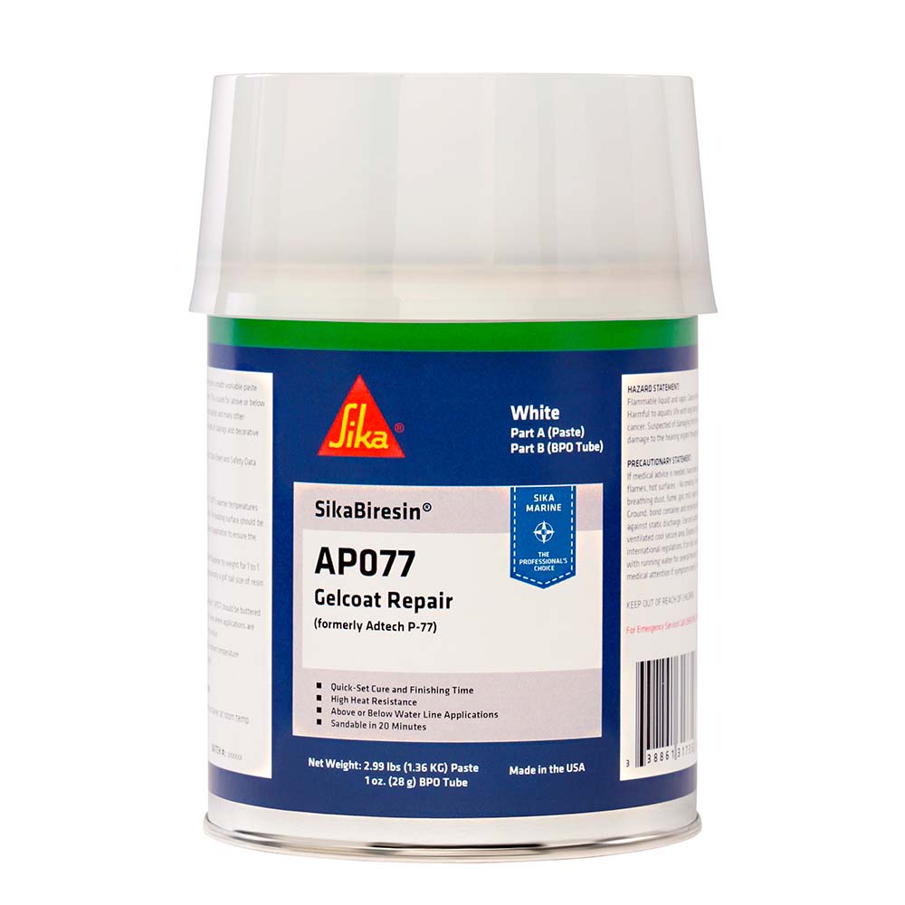 Sika SikaBiresin® AP077 Polyester Fairing Compound Above/Below Waterline - Quart - Clinch River Fishing USA
