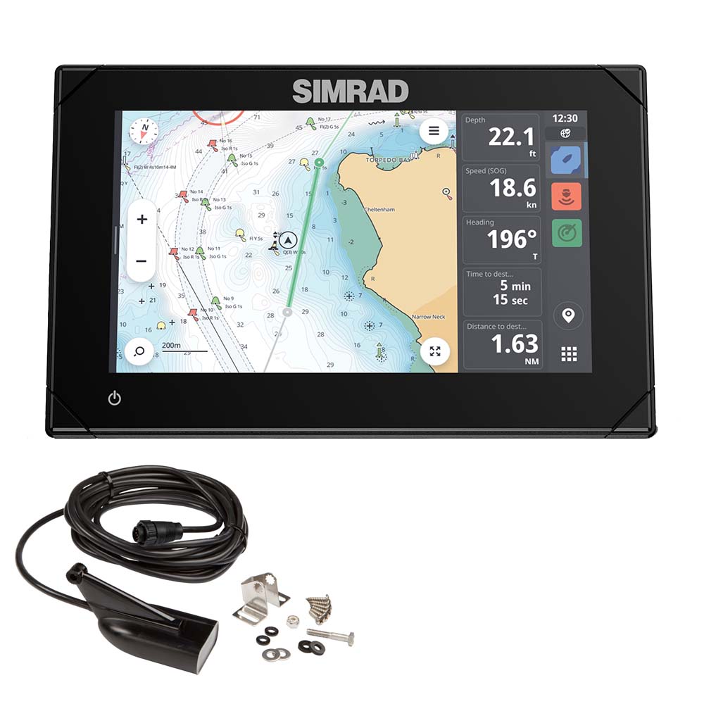 Simrad NSX&trade; 3007 7" Combo Chartplotter &amp; Fishfinder w/HDI Transducer - Clinch River Fishing USA