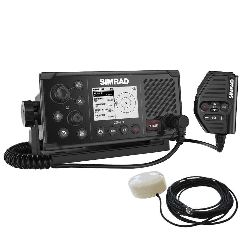 Simrad RS40-B VHF Radio w/Class B AIS Transceiver &amp; GPS-500 Antenna - Clinch River Fishing USA