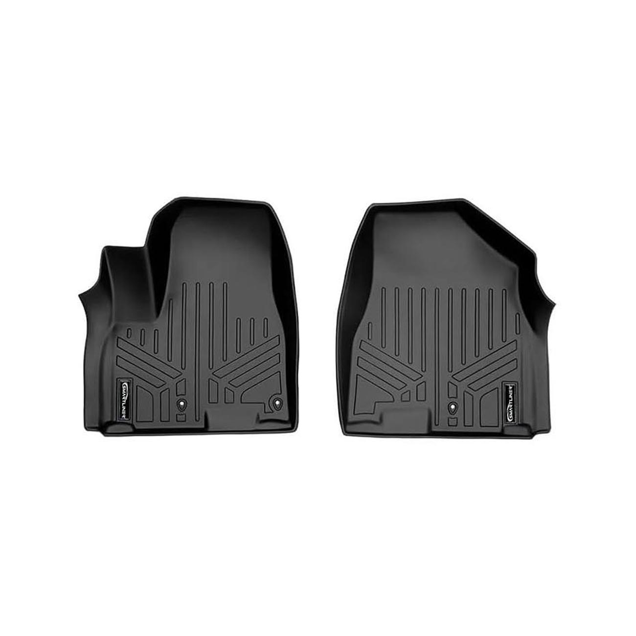 Smartliner Floor Liners Front/2nd Row 2015-2021 Kia Sedona - 8 Passenger Model (Black) - Clinch River Fishing USA