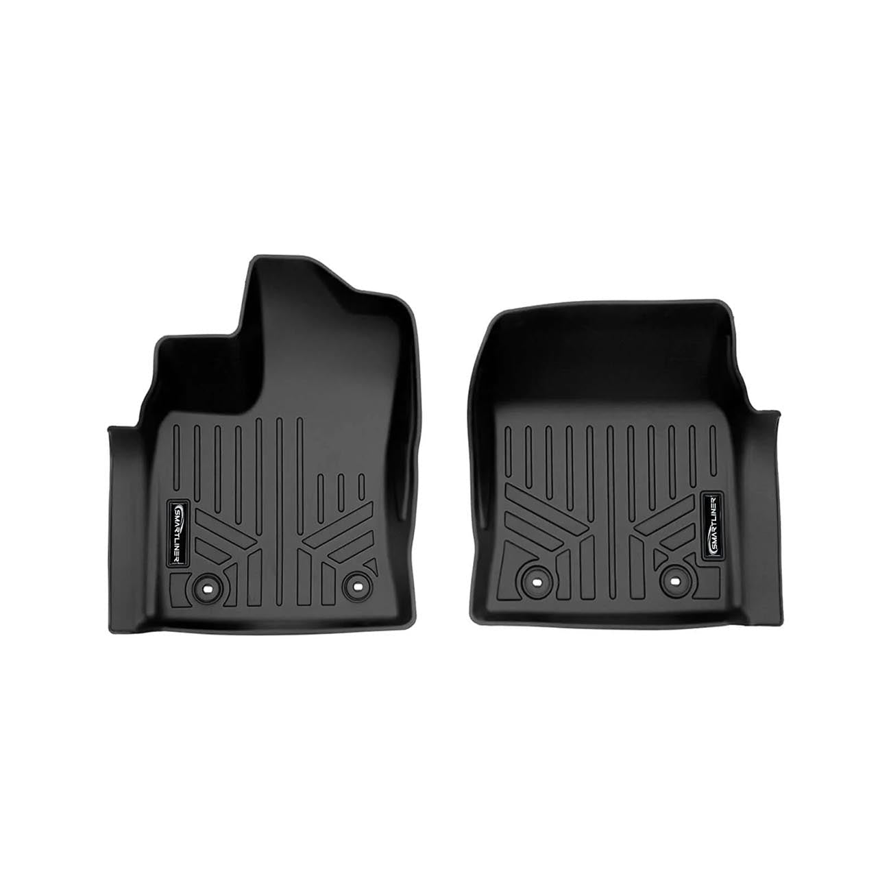 Smartliner Floor Liners Front/2nd Row 2022GÇô2025 Toyota Tundra Crewmax Cab (Black) - Clinch River Fishing USA