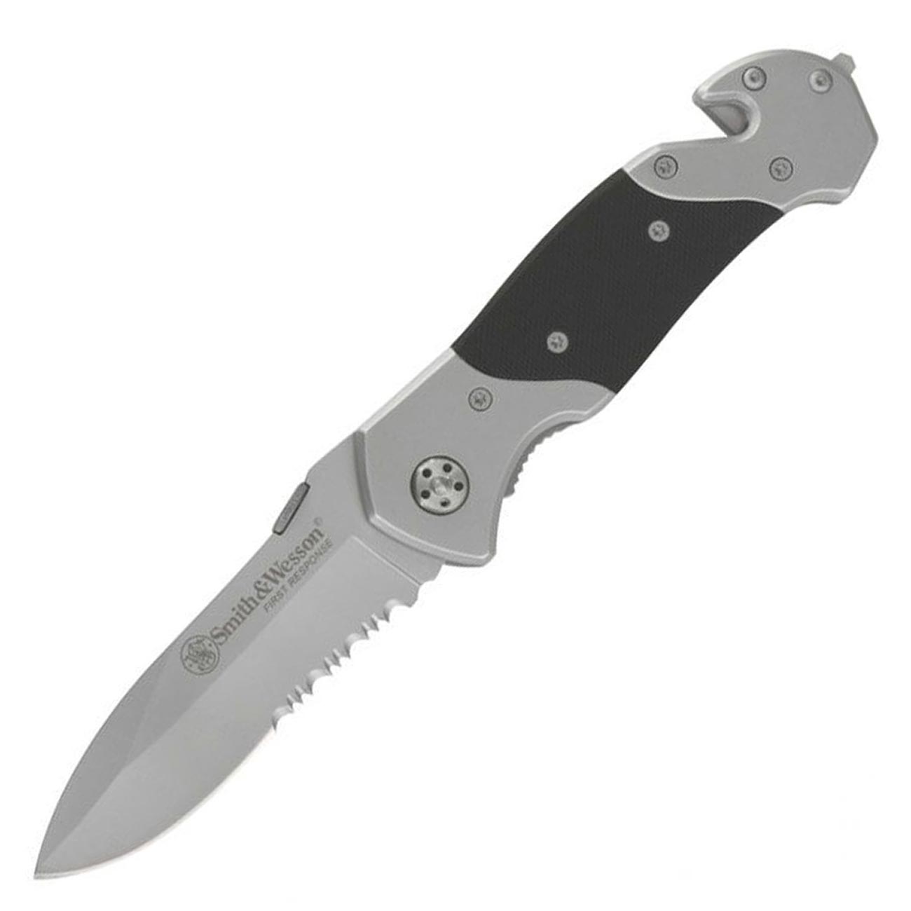 Smith & Wesson 1st Response 3.3" Folding Pocket Knife & Rescue Tool - Clinch River Fishing USA