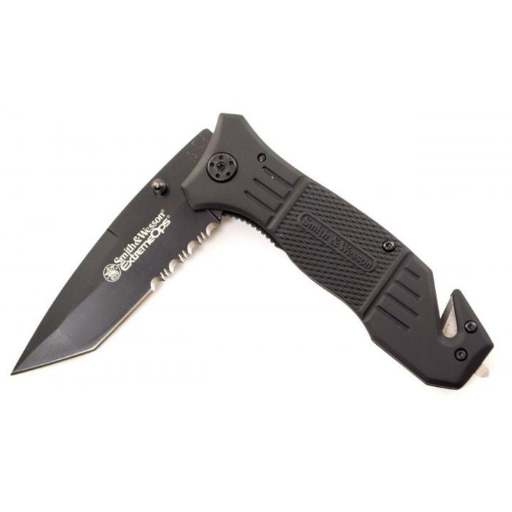 Smith & Wesson 3.3" Folding Pocket Knife & Rescue Tool - Clinch River Fishing USA