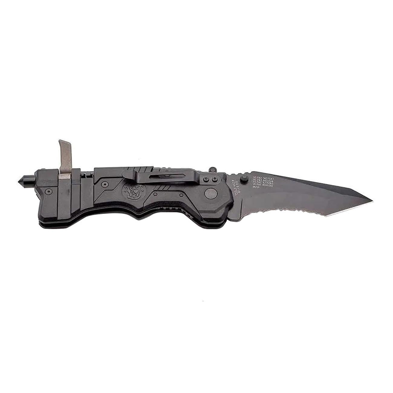 Smith & Wesson 3.5" Spring Assisted Folding Pocket Knife & Rescue Tool - Clinch River Fishing USA