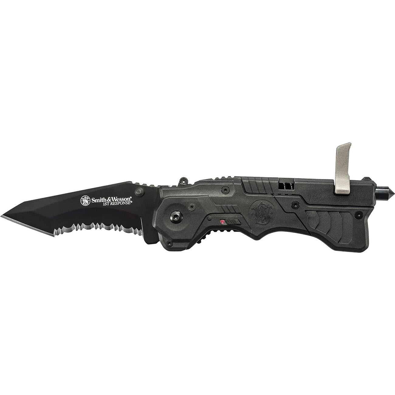 Smith & Wesson 3.5" Spring Assisted Folding Pocket Knife & Rescue Tool - Clinch River Fishing USA
