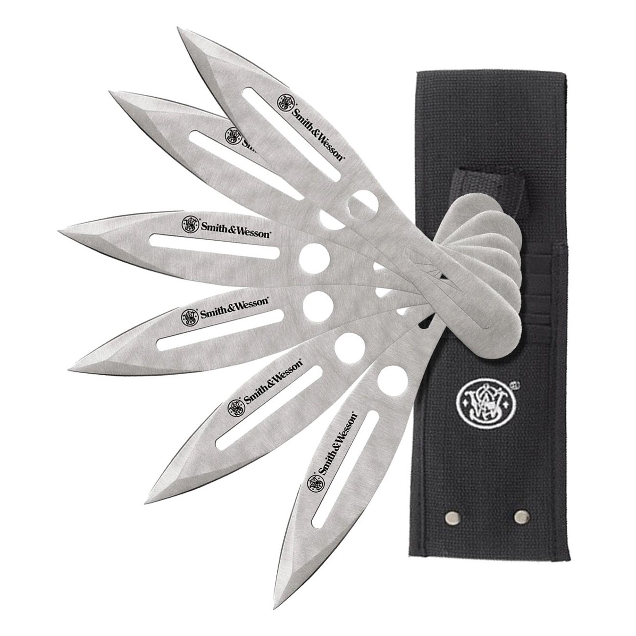 Smith & Wesson Bullseye 8GÇ¦ Throwing Knives (6-Pack) - Clinch River Fishing USA