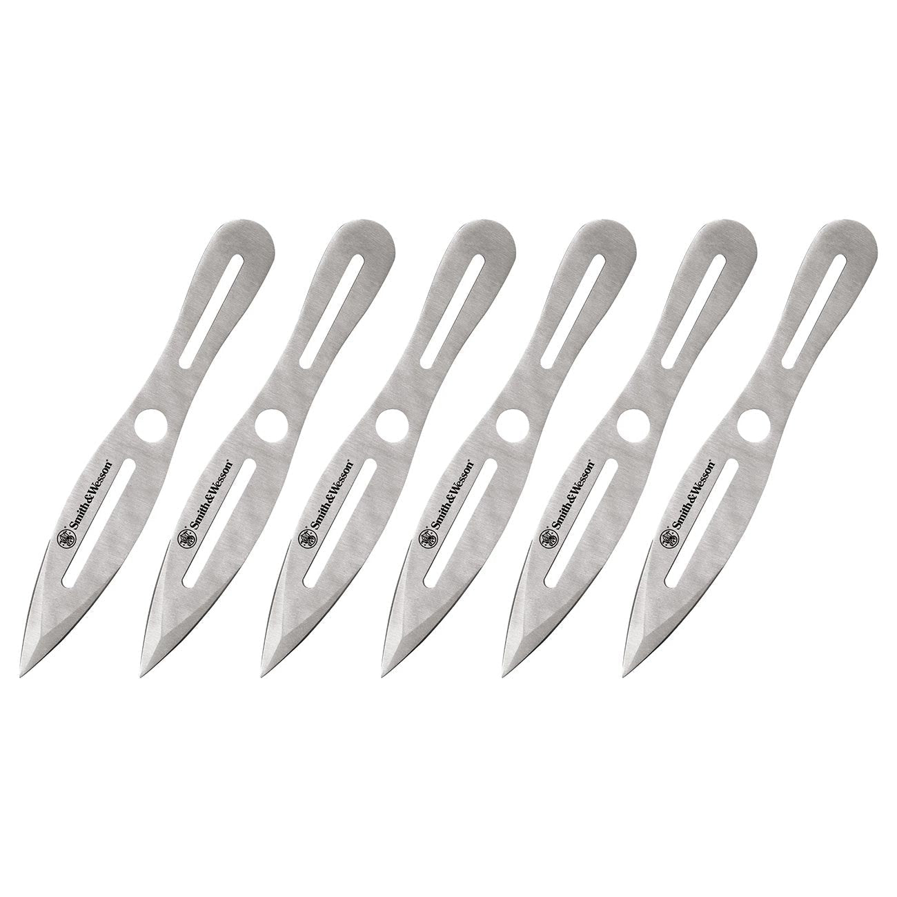 Smith & Wesson Bullseye 8GÇ¦ Throwing Knives (6-Pack) - Clinch River Fishing USA