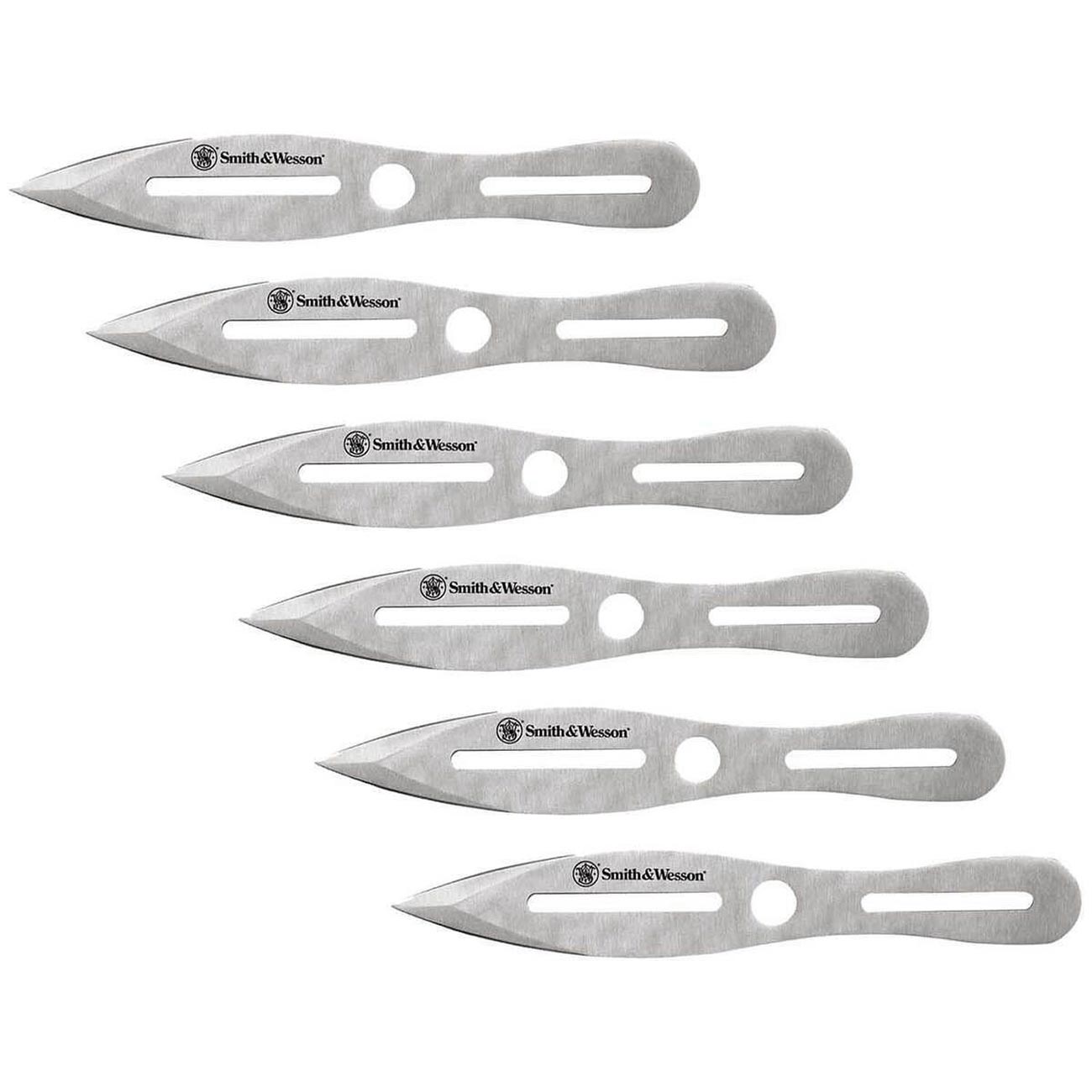 Smith & Wesson Bullseye 8GÇ¦ Throwing Knives (6-Pack) - Clinch River Fishing USA