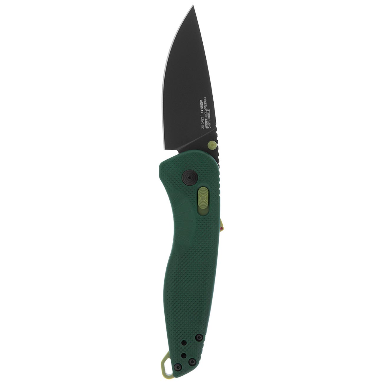 SOG Aegis AT 3.13" Folding Pocket Knife (Forest & Moss) - Clinch River Fishing USA