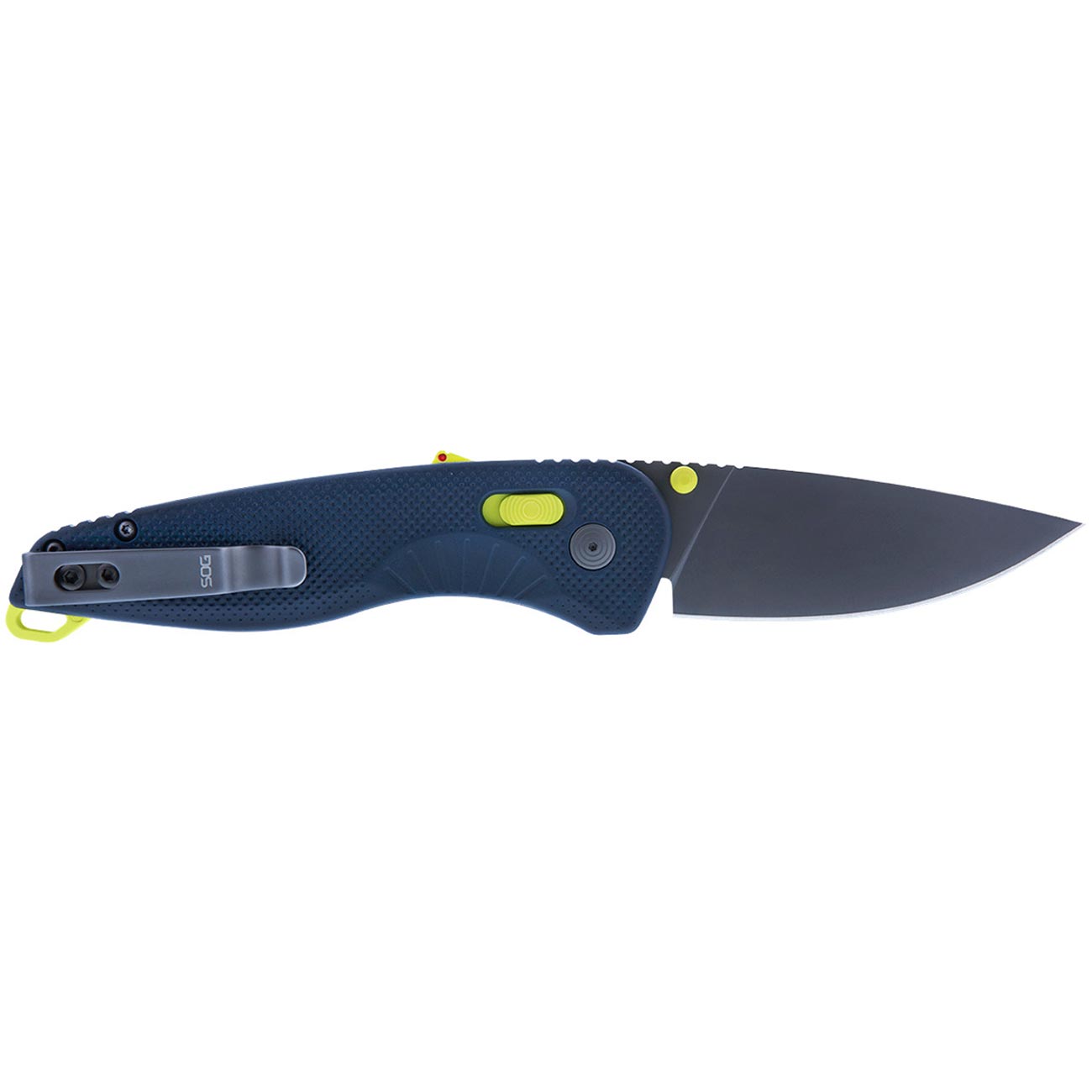 SOG Aegis AT 3.13" Folding Pocket Knife (Indigo & Acid) - Clinch River Fishing USA