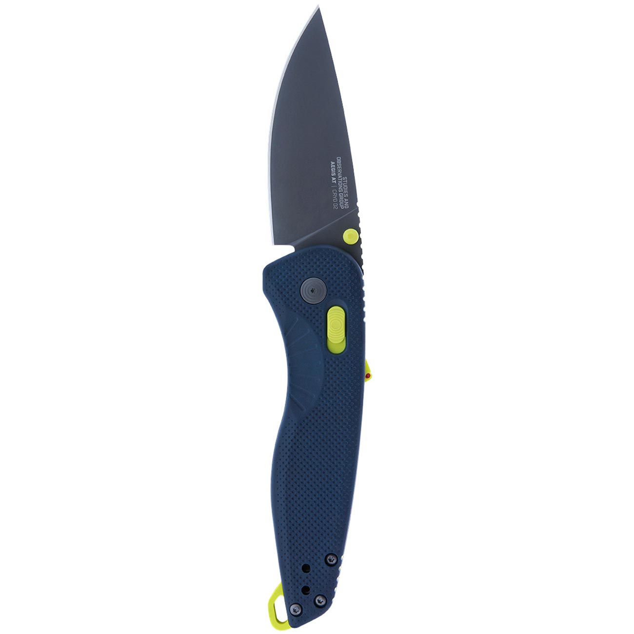 SOG Aegis AT 3.13" Folding Pocket Knife (Indigo & Acid) - Clinch River Fishing USA