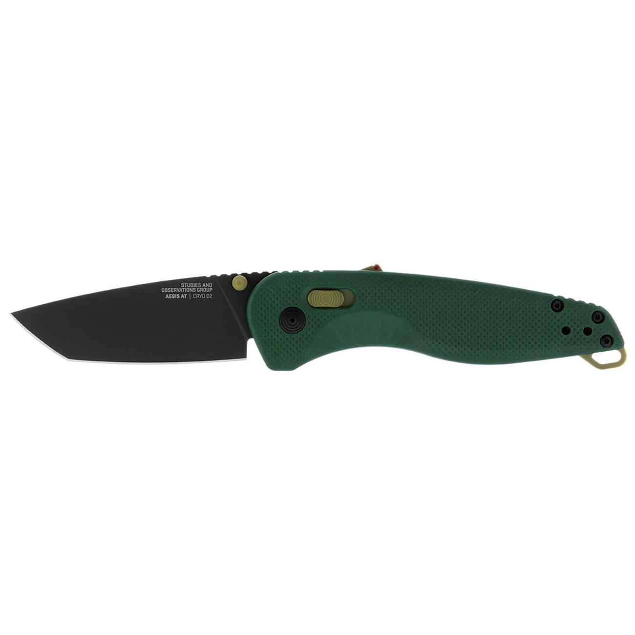 SOG Aegis AT Tanto 3.13" Folding Pocket Knife (Forest & Moss) - Clinch River Fishing USA
