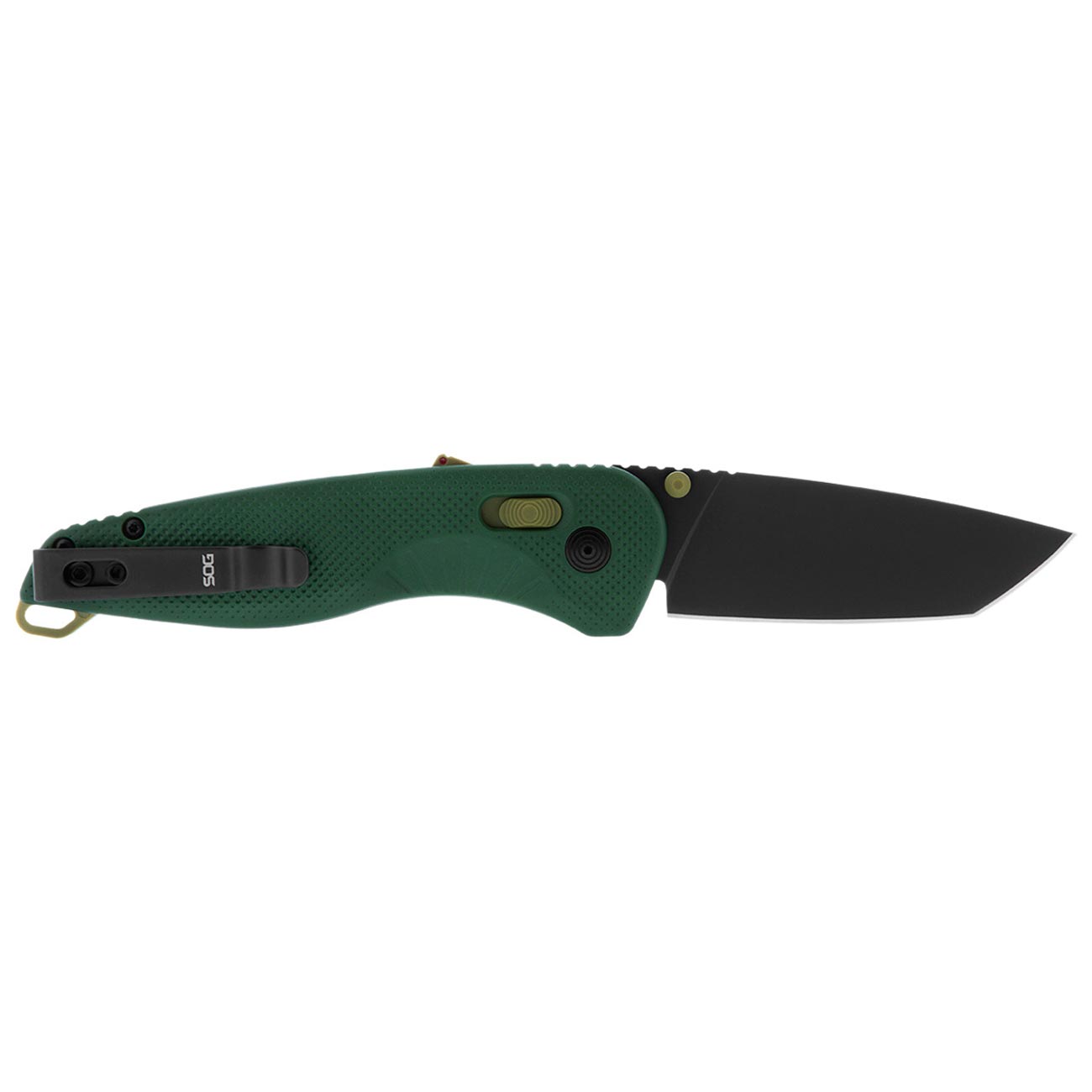 SOG Aegis AT Tanto 3.13" Folding Pocket Knife (Forest & Moss) - Clinch River Fishing USA