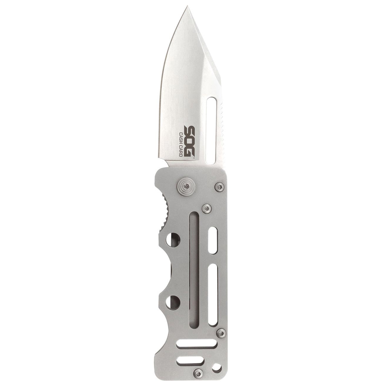 SOG Cash Card Pocket Money-Clip Folding Knife - Clinch River Fishing USA