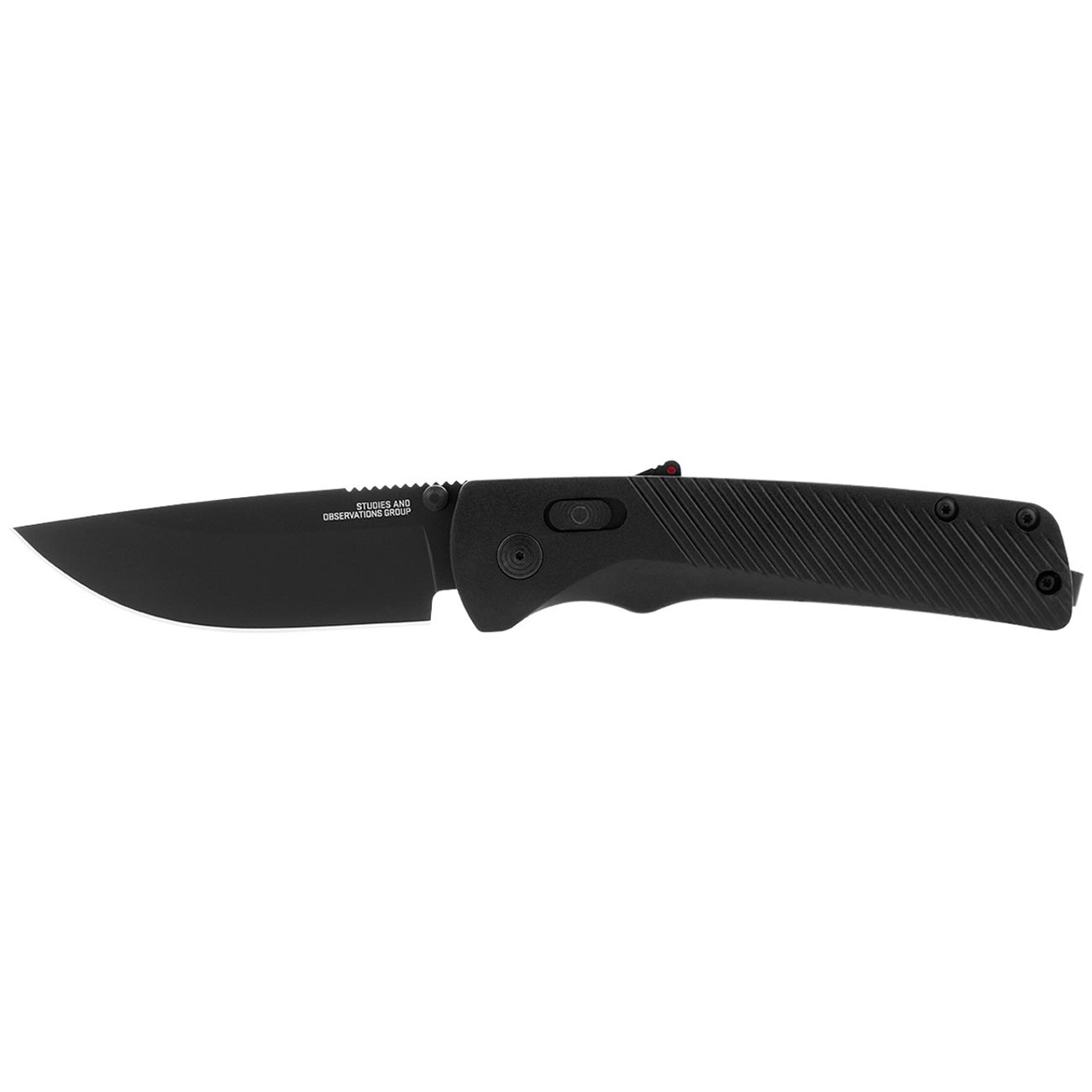 SOG Flash AT 3.45" Folding Pocket Knife (Blackout) - Clinch River Fishing USA