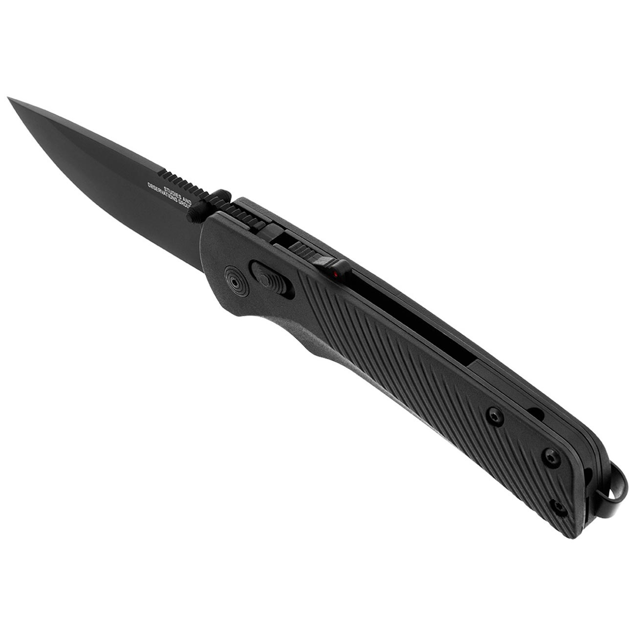 SOG Flash AT 3.45" Folding Pocket Knife (Blackout) - Clinch River Fishing USA