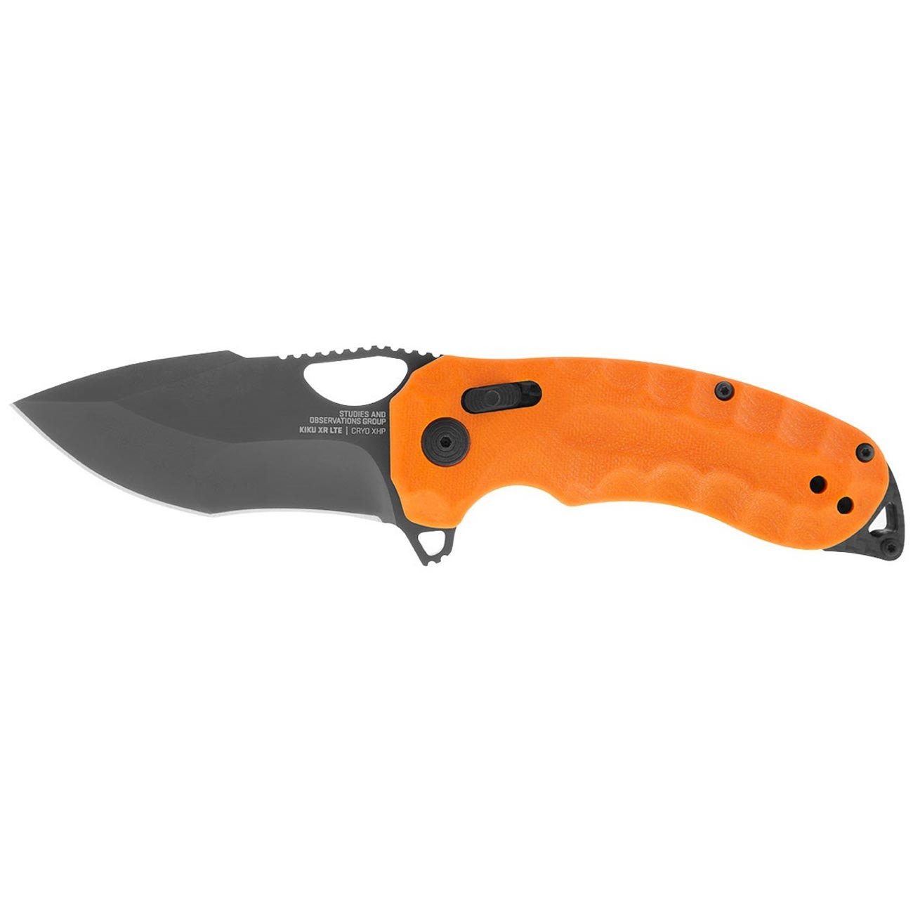 SOG Kiku XR LTE 7.5" Folding Pocket Knife (Blaze Orange) - Clinch River Fishing USA