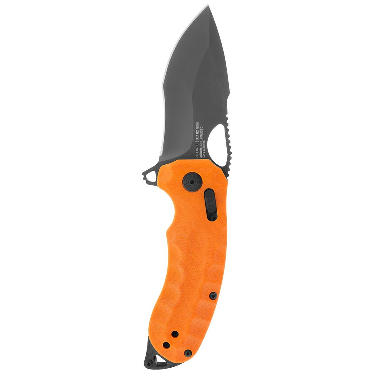 SOG Kiku XR LTE 7.5" Folding Pocket Knife (Blaze Orange) - Clinch River Fishing USA