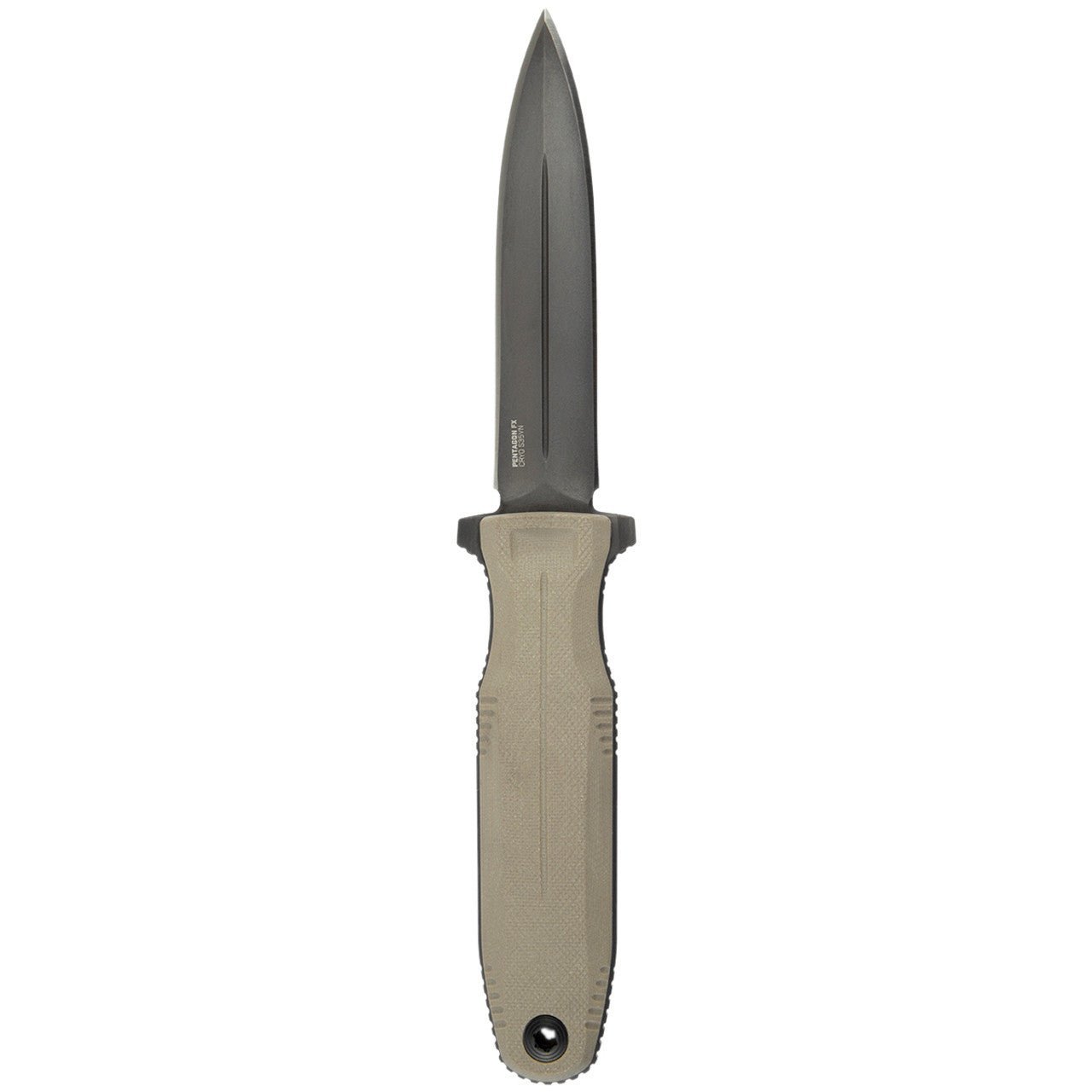SOG PENTAGON FX 4.7" Fixed Blade Knife (FDE) - Clinch River Fishing USA