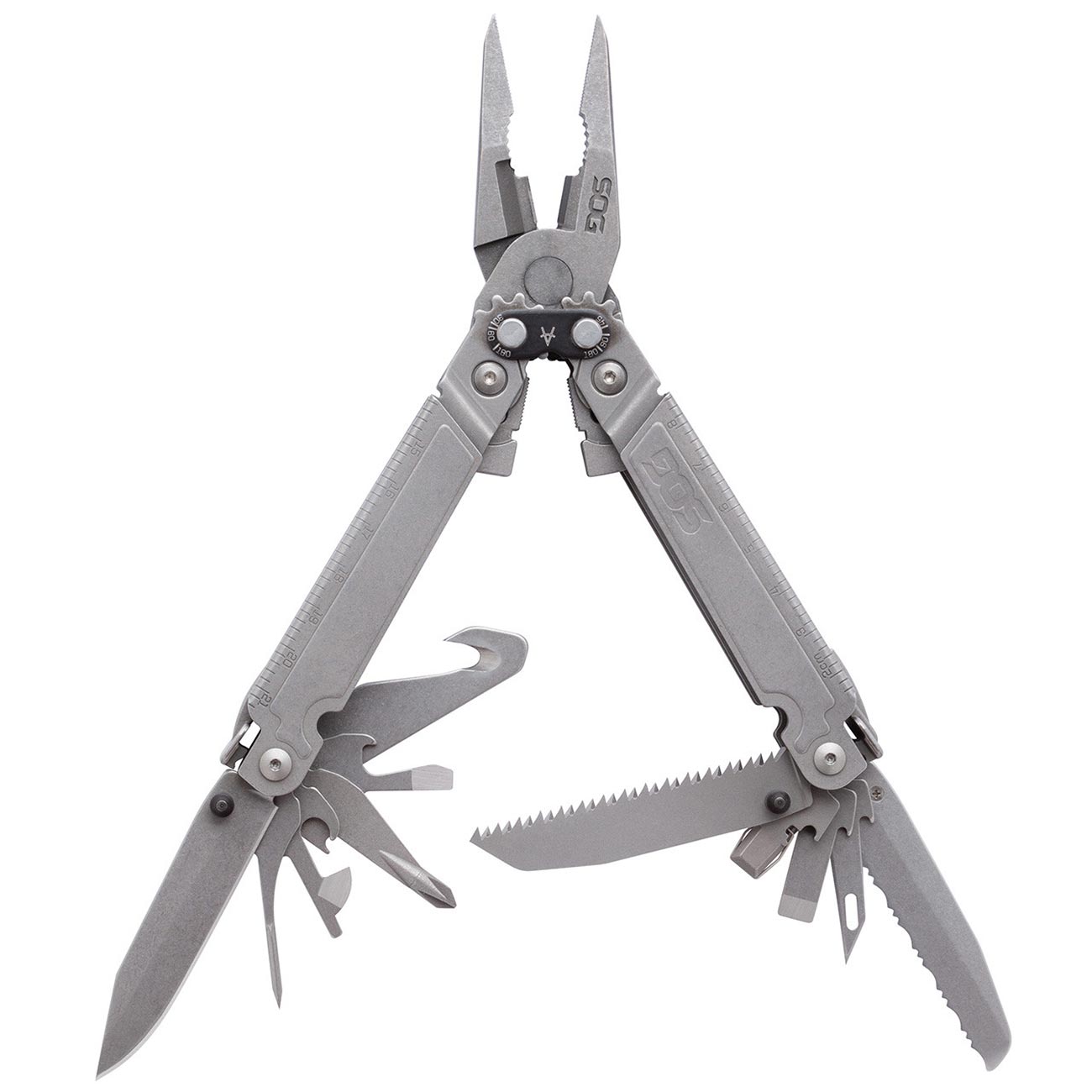 SOG PowerAccess Assist 21-In-1 Multi-Tool (Stonewash Finish) - Clinch River Fishing USA